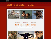 Tablet Screenshot of earthandwaterdance.com